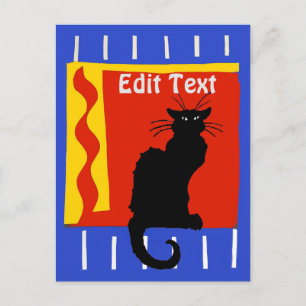 Black Cat to Flame Postcard