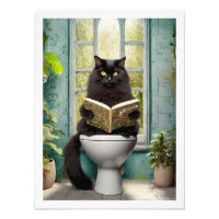 Black Cat Toilet