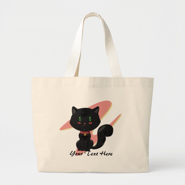 Black Cat Tote (Front)