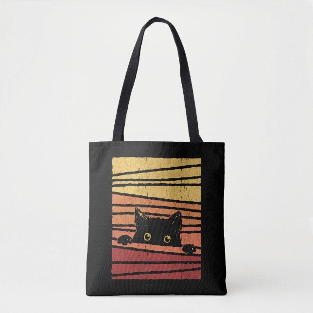 Black Cat                        Tote Bag (Front)