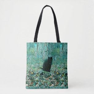 Black Cat Tote Bag
