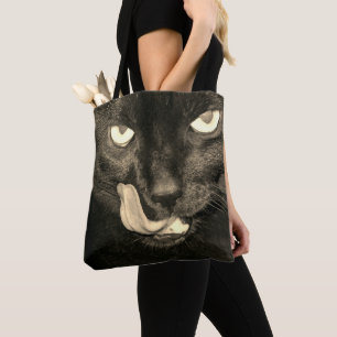 Black Cat Tote Bag