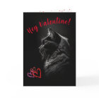 Black Cat Valentine's Day Card for Any Pet Parent