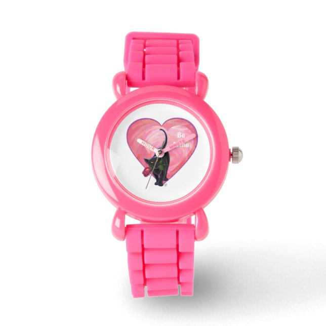 Black Cat Valentine's Day Watch (Front)
