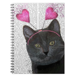 Black Cat Valentines Notebook