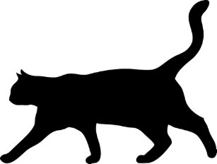 Cat Silhouette Rubber Stamps Self Inking Stamps Zazzle Au