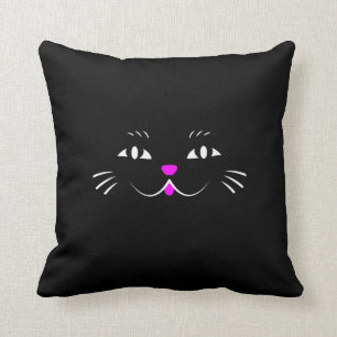 Black Cat Watching You Cushion