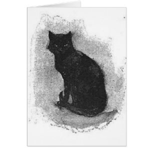 Black Cat Waving Tail