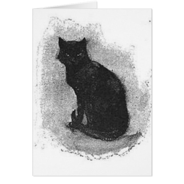 Black Cat Waving Tail (Front)