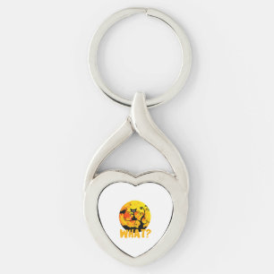 Black Cat What Black Cat - Key Ring
