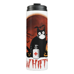 Black Cat What Cat Muderous T Shirtblack cat what Thermal Tumbler