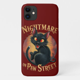 Black Cat Where Horror Meets Fantasy iPhone 11 Case