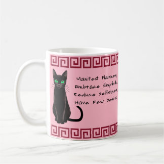 Black Cat Wisdom Mug