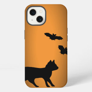 Black Cat with Bat iPhone 13 Case