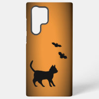 Black Cat with Bat