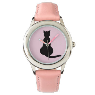 BLACK CAT WRIST WATCH VALENTINE'S DAY