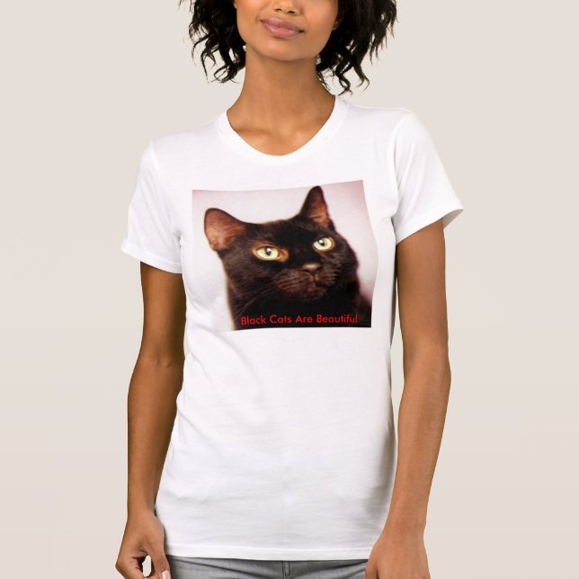 Black Cats Are Beautiful T-Shirt (Front)