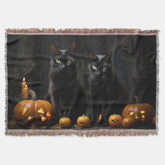 Black Cats Blanket