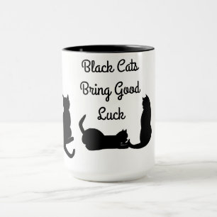 Black Cats Bring Good Luck Mug
