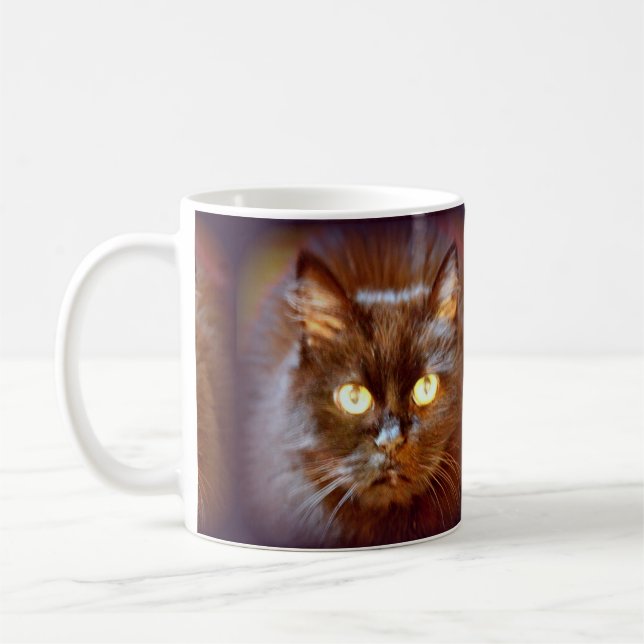 black cats coffee mug (Left)