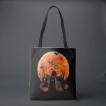 Black Cats Full Moon Funny Animal Pet Lover Hallow Tote Bag<br><div class="desc">Discover the perfect blend of creativity and functionality with this unique, made-to-order product — designed to match your personal style and make a statement. Whether you're shopping for yourself or searching for a meaningful gift, this custom-designed item is sure to impress. Crafted with high-quality materials and printed with precision, every...</div>