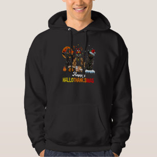 Black Cats Halloween Merry Christmas Happy Halloth Hoodie