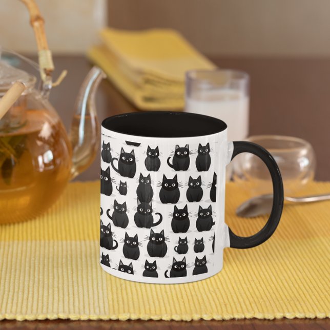 Black Cats Halloween Mug (Creator Uploaded)
