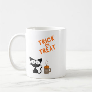 Black Cats, Hot Coffee & Halloween Vibes Coffee Mug