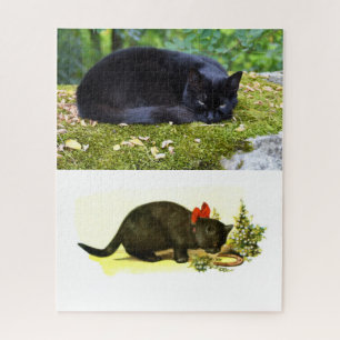 Black cats jigsaw puzzle