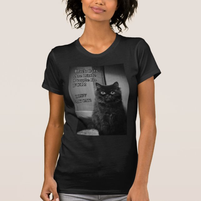 Black cats love T-Shirt (Front)