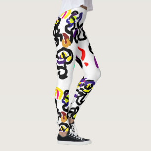 Black Cats party Leggings