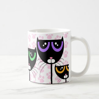 Black Cats & Paws - MUG