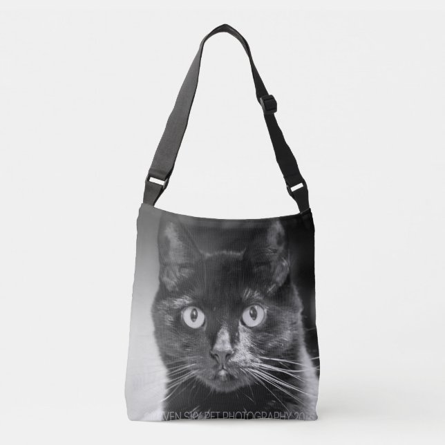Black Cats Rock crossbody handbag (Front)