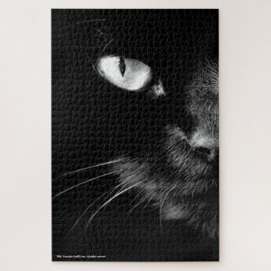 Black Cats Rule - Hello Darkness Jigsaw Puzzle