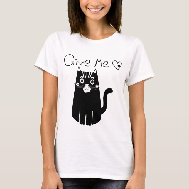Black Cats Rule T-Shirt (Front)
