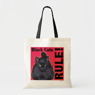 Black Cats RULE! Tote Bag