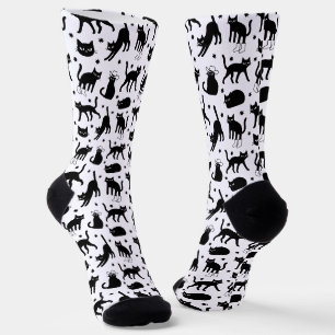 Black Cats Socks
