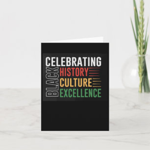 Black Celebrating Sticker Card