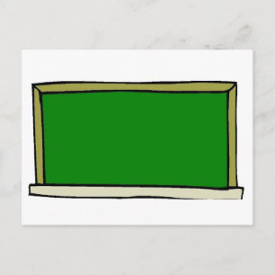 Black Chalkboard Postcard