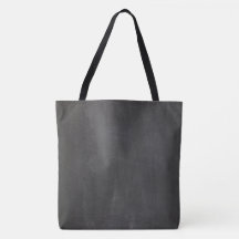 Black Chalkboard Texture Tote Bag