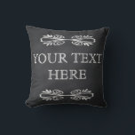 Black Chalkboard White Swirl Merry Christmas Cushion<br><div class="desc">This is beautiful Decorative Black Chalkboard White Swirl merry Christmas greeting Square Pillow . You can decor your bedroom with this beautiful Christmas wishes pillow. Celebrate the season with this modern and stylish holiday decor pillow.</div>