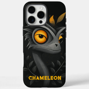 Black Chameleon Personalised iPhone 16 Pro Max Case