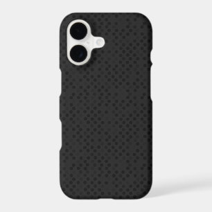 black charcoal and gray polka dots