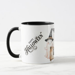 Black Charming Halloween Party Witch Pumpkins Mug