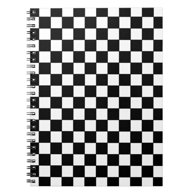 black check patterns notebook (Front)