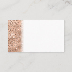 Black Cheetah Leopard Skin Print Pattern Animal Business Card