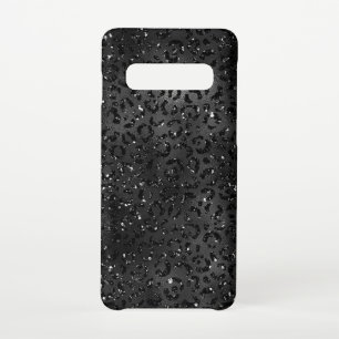 Black Cheetah Leopard Skin Print Pattern Animal Samsung Galaxy Case