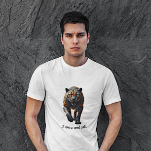 Black cheetah  T-Shirt