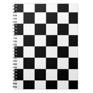 Black Chequered Notebook