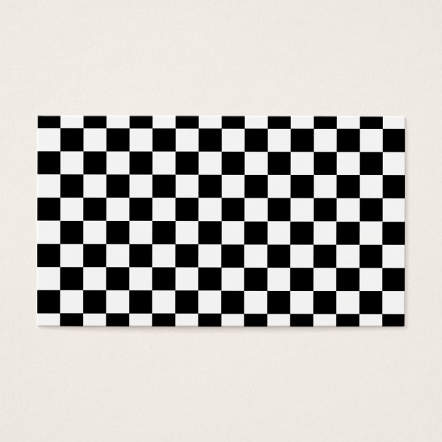 Black Chequered Pattern (Front)